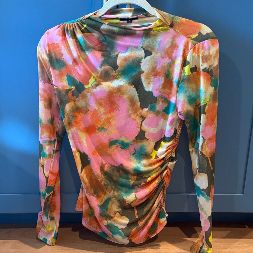 Rails Joelle Terra Floral mesh Women's Top S